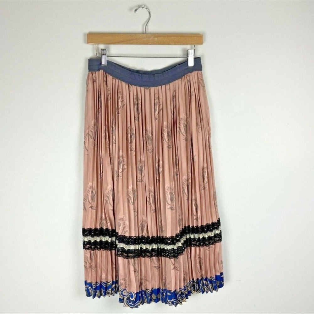 Coach Pleated Midi Length Skirt